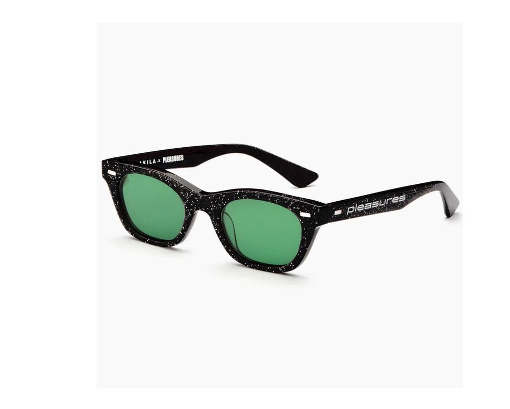 AKILA x PLEASURES Black Speckled UV Tinted Sunglasses Unisex Eyewear